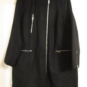 WOMENS SHORT BLACK DRESS COAT BY ELLOS/PRE-OWNED/UNUSED/UNWORN/WOMENS SIZE 18